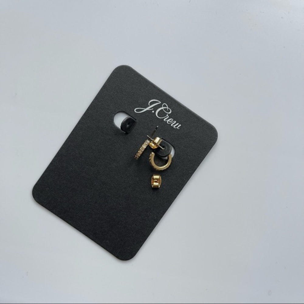 NWT J.Crew Gold Hoop Earrings